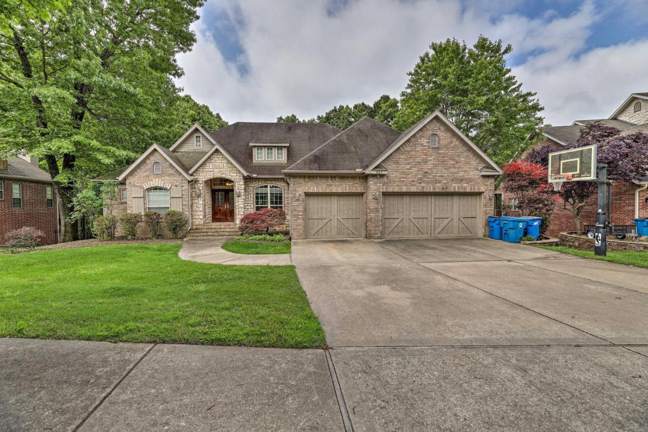 Bentonville Home With Pool Table, 2 Mi To Downtown! Kültér fotó